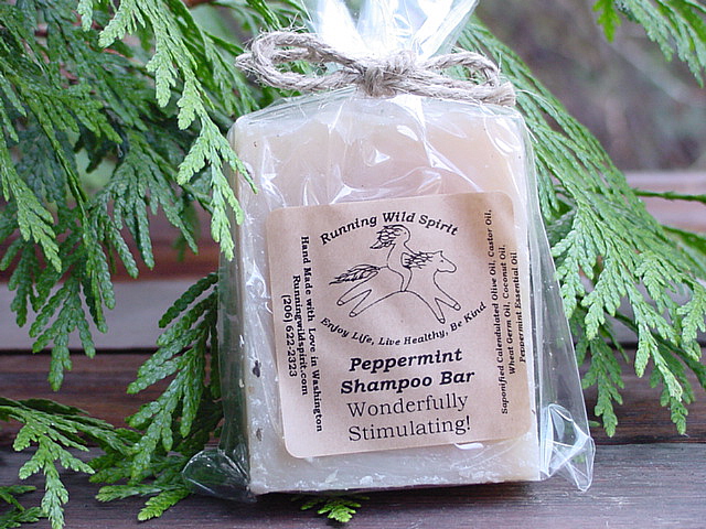 Peppermint Shampoo Bar - Click Image to Close